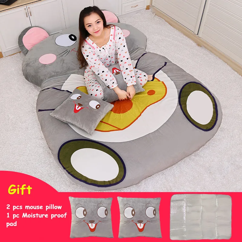 Dorimytrader New Cartoon Animal Mouse Bed Plush Soft Giant ...