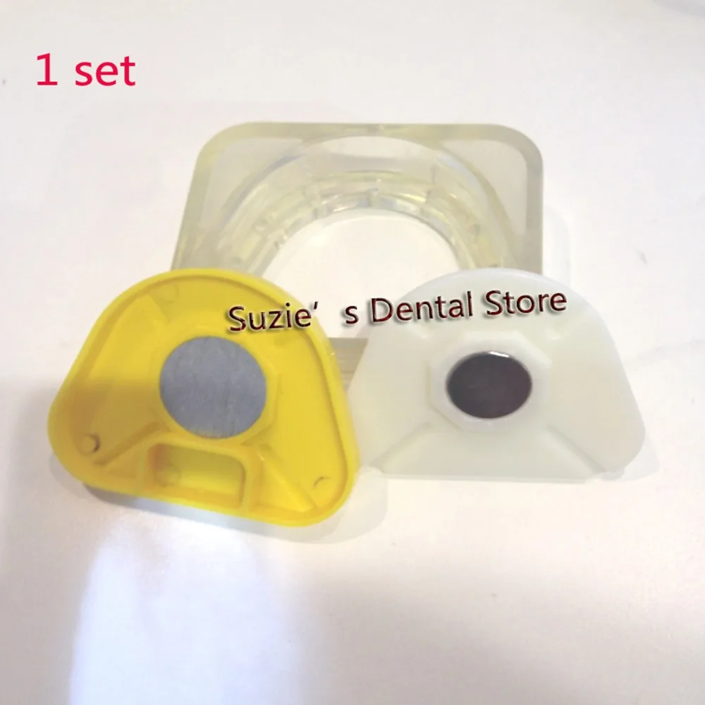 

1set Dental Lab Magnetic Silicone Plaster Mould Former Split Base Model Moulds Full Arch NEW- 2 Sizes