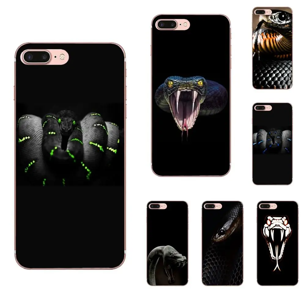 

Cool Black Mamba Snake For Xiaomi Mi3 Mi4 Mi4C Mi4i Mi5 Mi 5S 5X 6 6X 8 SE A1 Max Mix 2 Note 3 4 TPU Coque Case Capa