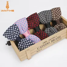 Стиль Для мужчин s Для женщин вязать галстук-бабочка регулируемый бабочка для Для мужчин галстуки бабочкой дизайнер Вязание трикотажные Винтаж мода галстук-бабочку