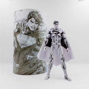 

DC New Superman Sketch Edition PVC Comic Hero Model Dolls Action Figure Collecting Toys 16.5cm