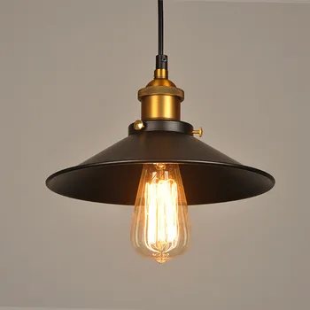 

Pendant light Industrial retro Restaurant home kitchen lamp Decorative lamp living room Vintage Hanging light lampshade bulbs D1