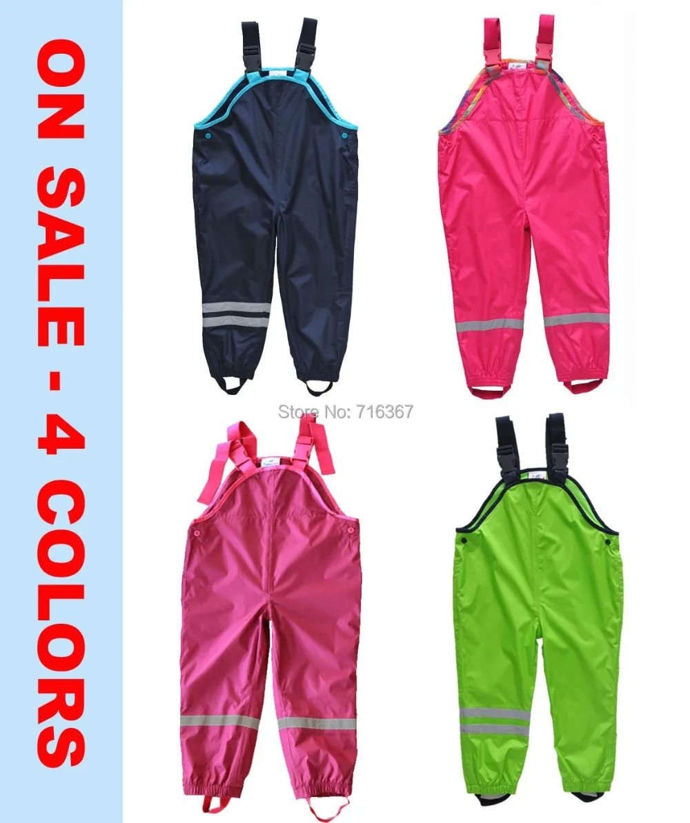 Free Shipping retail Topolino boys girls waterproof, windproof overalls