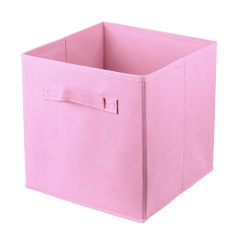 

6Color Foldable Storage Collapsible Folding Box Home Clothes Organizer Non-woven Cube for storing underwear socks clothes etc.
