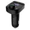YASOKRO – modulateur transmetteur FM Bluetooth mains libres, Kit de voiture, lecteur MP3 Audio avec Charge rapide 3.1a, double USB, chargeur de voiture ► Photo 3/6