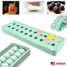 Mould Ball Maker Round Sphere Ice Cube Ball Mold Tray Round Chocolate Whiskey Hot Bar 20 Silicon Tray