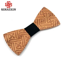 Модный деревянный для взрослых галстук-бабочка s для мужчин мальчишник галстук-бабочка костюм декоративный галстук-бабочка моделирование нарядный галстук-бабочка