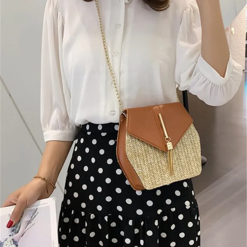 Chic-Small-Straw-Women-Bag-Ladies-Chain-Shoulder-Bags-Handmade-Beach-Crossbody-Bags-Female-Tassel-Handbag (5)
