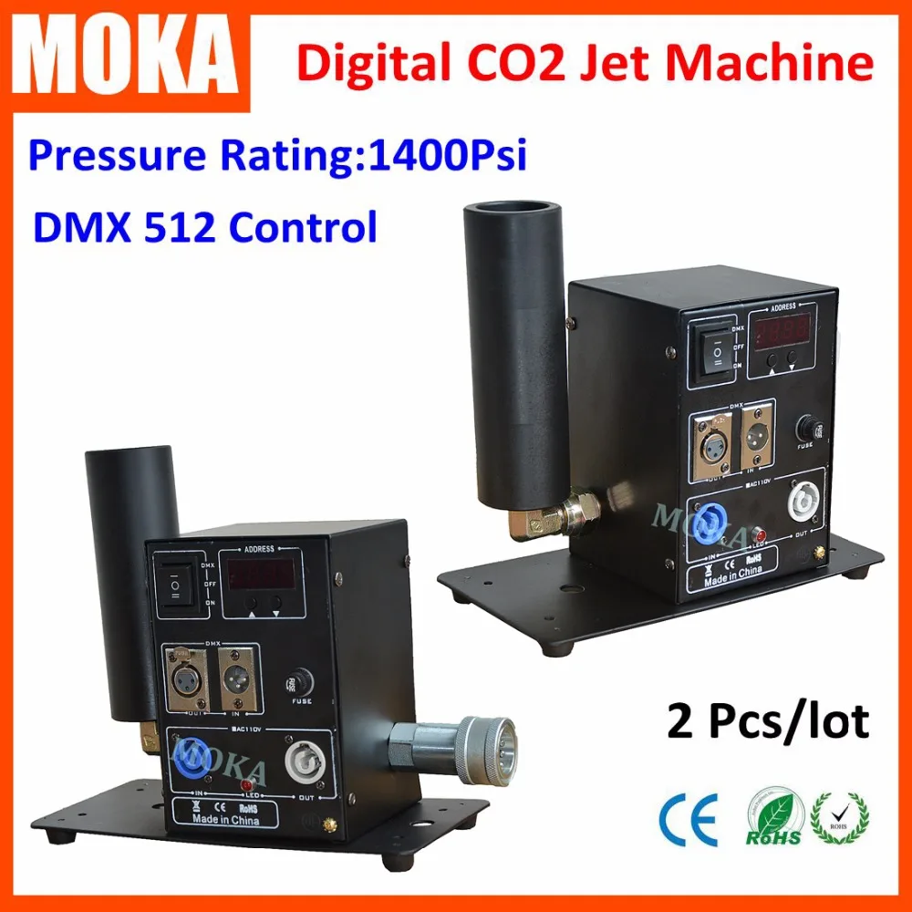 

2pcs/lot DMX 512 CO2 Cryo Jet Machine CO2 Smoke Machines Special Effects CO2 Cannon Machine