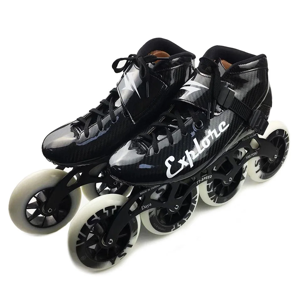 Buy Worth! Carbon Fiberglass Inline Speed Skates Kid