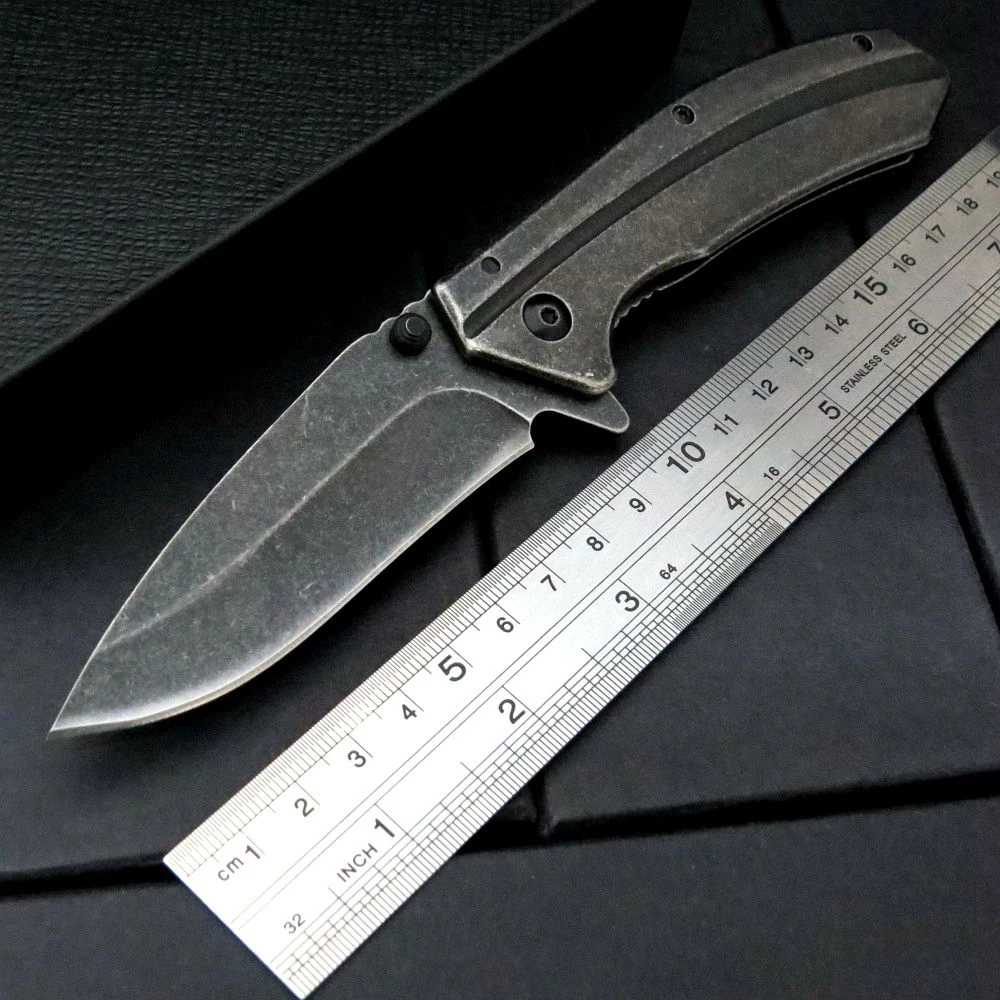 Newest Kershaw 1306 Flipper Folding Knife 100 OEM Kershaw 1306RW Outdoor Survival Pocket Hunting Tools camping