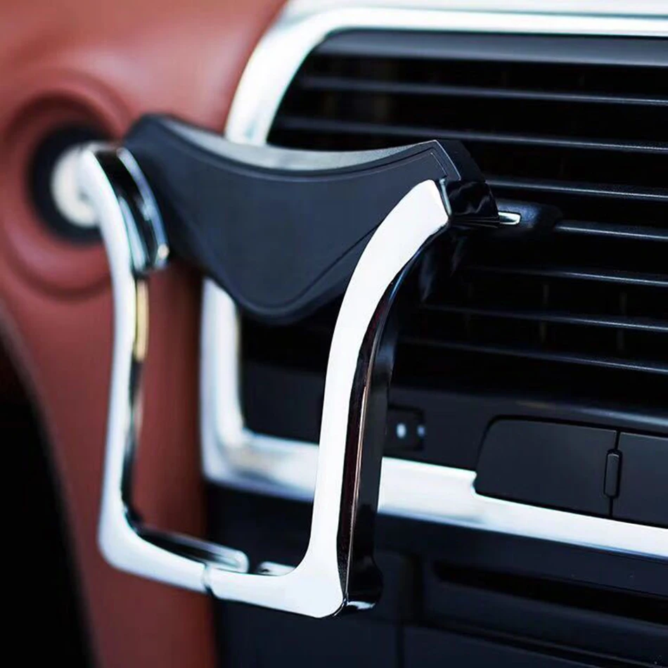 

Car Phone Holder Air Vent Mount Holder For Phone in Car Mobile Phone Holder Stand Socket Oneplus 6 LG Sony Leagoo M8 ZTE axon 7