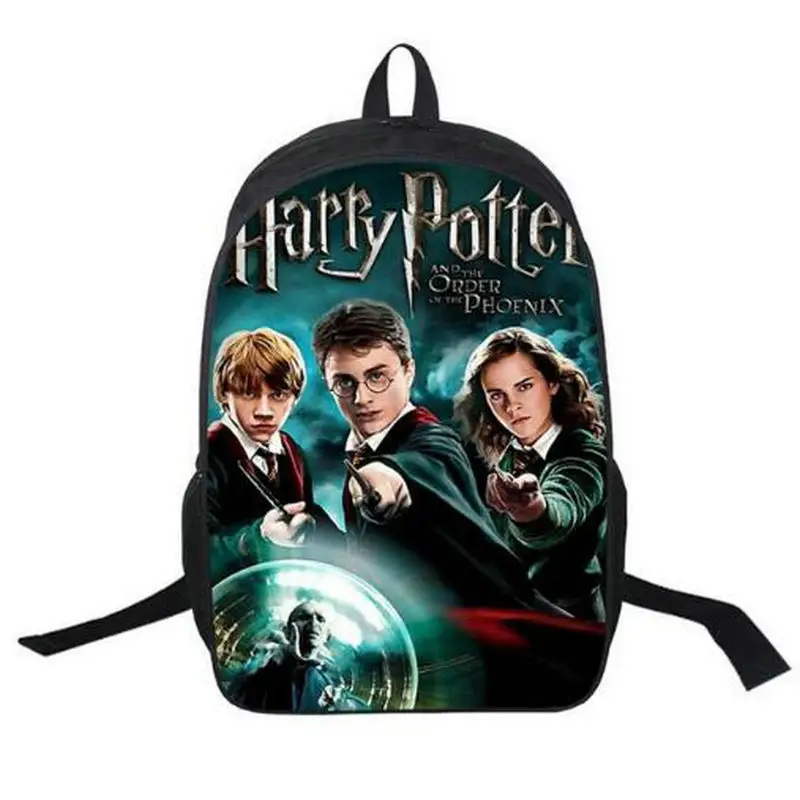 

Preppy Style Hot Movie Designer Bag Harry Potter Backpack Satchels Cool Printing Nylon Backpack Casual School Book Bag For Teens