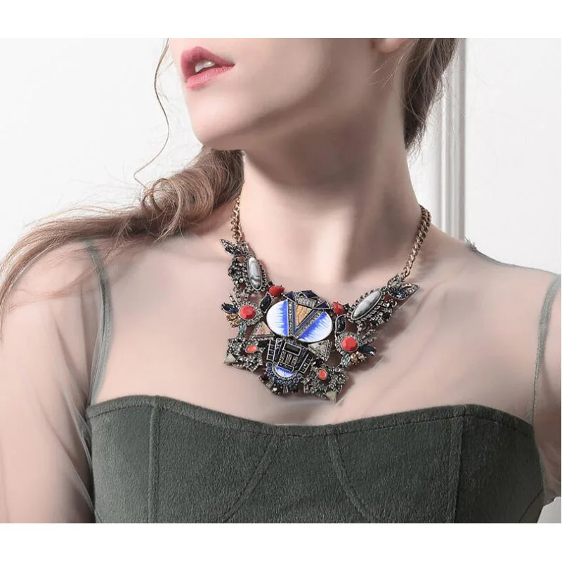 Напыщенные Big Drop ожерелье большой ожерелье|drop necklace|necklace dropdiamond necklace |