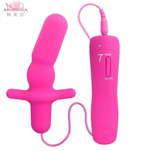 Aphrodisia Sex Shop Audlt Products Anal Sex Toys Vibrating Butt Plug 7 Mode Anal Vibrator Anal Teaser Sexy Toys for Male Female
