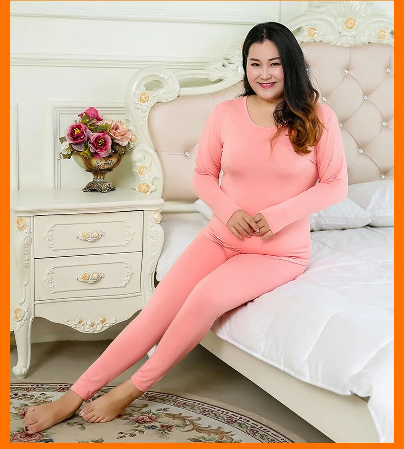 Jerrinut Thermal Underwear Women Plus Size 6XL Winter Clothing Suit Long Johns Women For Winter Thermal Underwear Winter Female 14