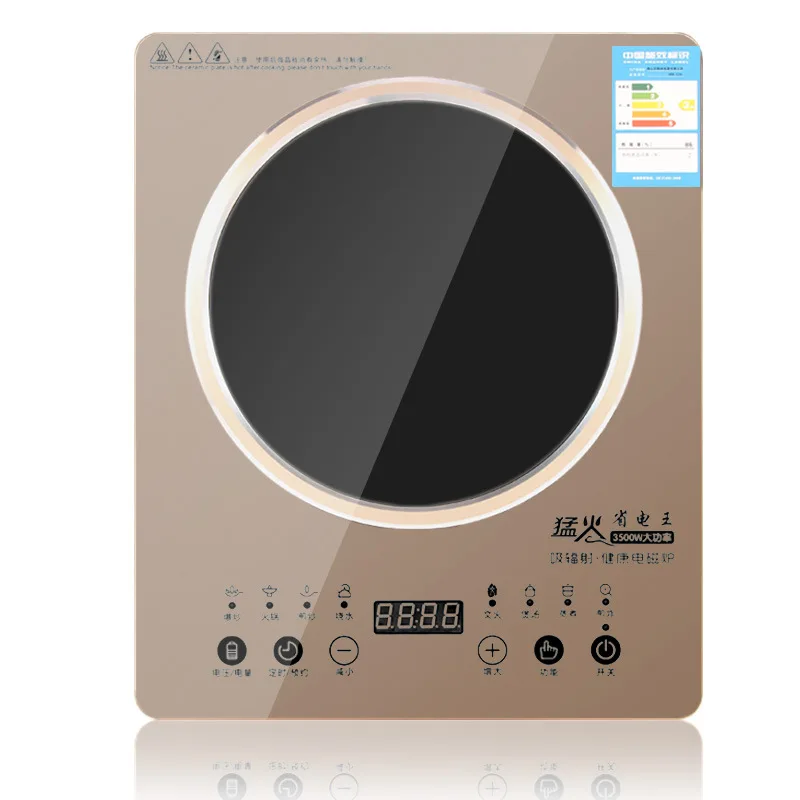 

High-power Flat Commercial Stir-fried Electric Induction Cooker 3500W Touched Home Concave Electronic Stove Kitchen Appliances