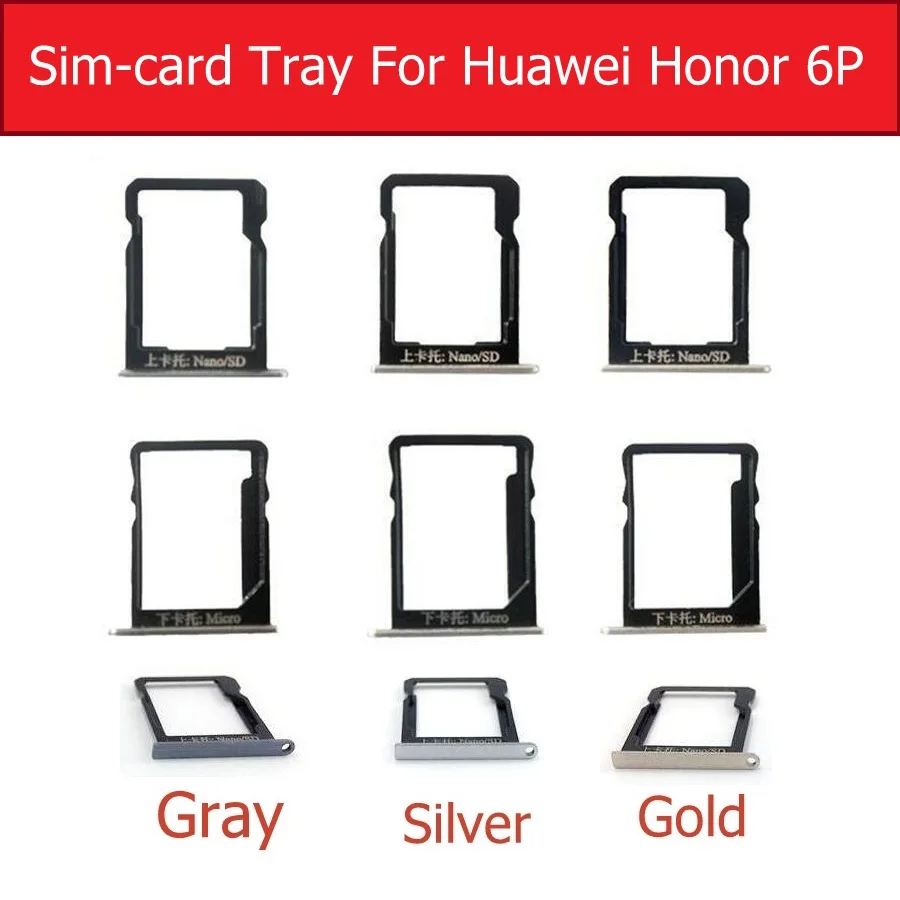 1 Set Up En Down Sim & Nano Sd kaart Lade Voor Huawei Honor Plus /Glory 6 Plus/PE TL10 TL20 TL00M UL00 Sim & Geheugenkaart Houder|Mobiele telefoon Flex - AliExpress