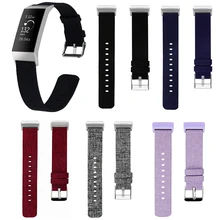 Нейлоновый тканый браслет ремешок для Fitbit Charge 3 фитнес-трекер 5 видов цветов сменный ремешок для Fitbit Charge 3
