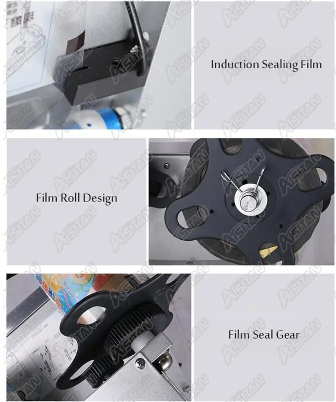 WY680 Plastic Paper Bubble Tea Cup Sealer Machine Semi-automatic Cup Sealing Machine Electric Sealers