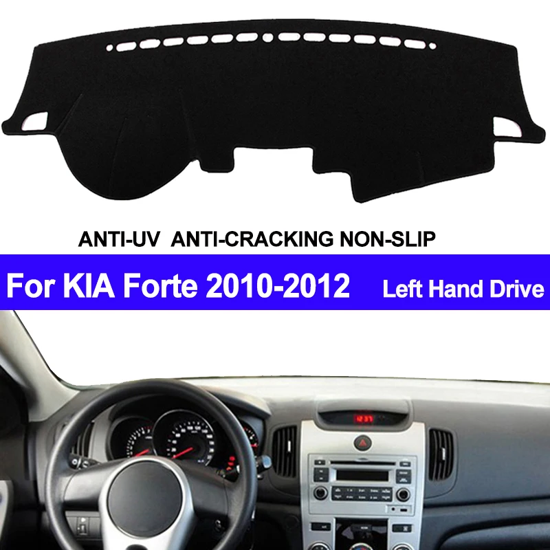 TAIJS накладка на приборную панель автомобиля для KIA Forte 2010 2011 2012 Автомобильная приборная панель коврик на приборную панель Ковер Анти-УФ Противоскользящий автомобильный Стайлинг