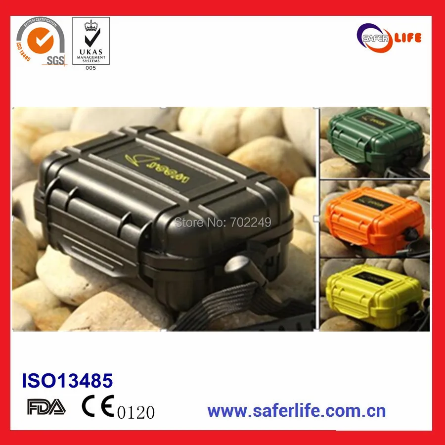 

Free Shipping Portable Plastic Safety & Survival Waterproof Airtight Case Small Storage Travel Box Case