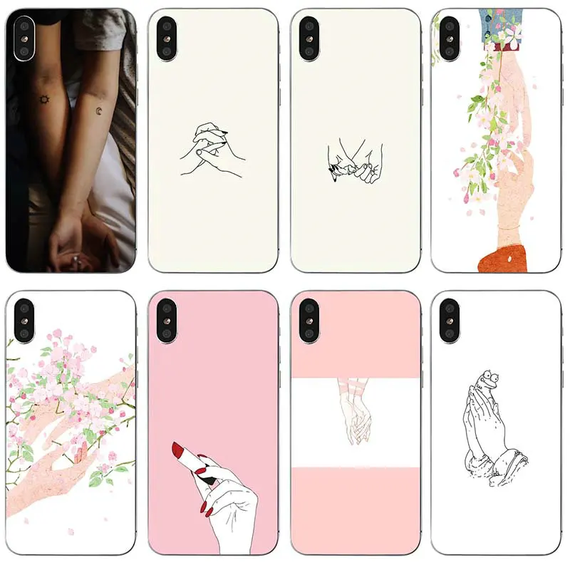 

Pinkie Promise Soft TPU Silicone Mobile Phone Cases Cover for iPhone 6S 6plus 7 7plus 8 8Plus X XR XS Max 5 5S 5C SE 4 4S Shell