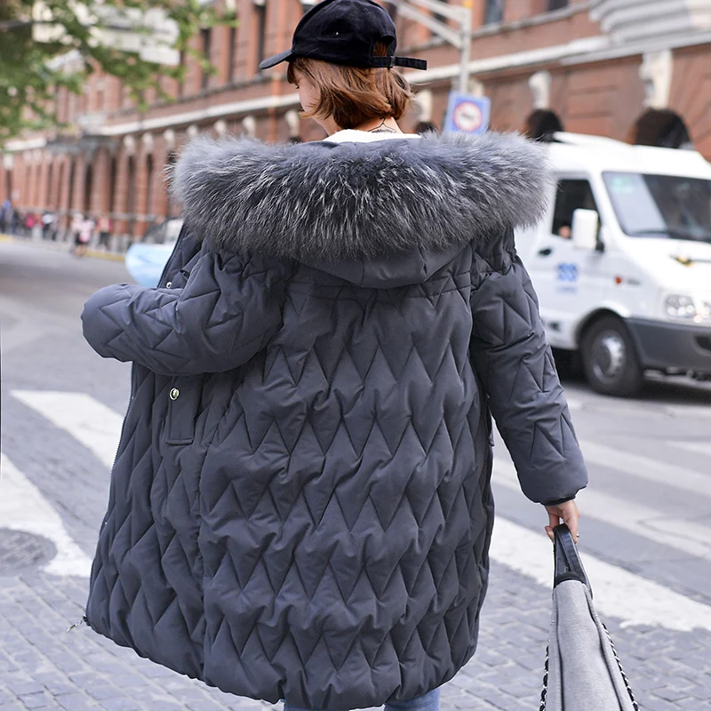 

Long warm thick female jacket winter warm jacket women women's winter jacket wadded down outwear chaqueta mujer coat parka