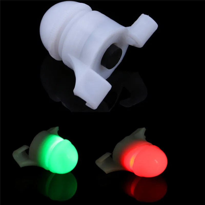 

Mini Portable 2 in 1 LED Night Fishing Rod Tip Clip on Fish Strike Bite Alert Alarm Light