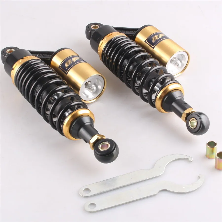 

Universal 11'' 280mm Motorcycle Rear Air Shock Absorbers Scooter Moped Quad ATV For Yamaha Suzuki Kawasaki Honda Black