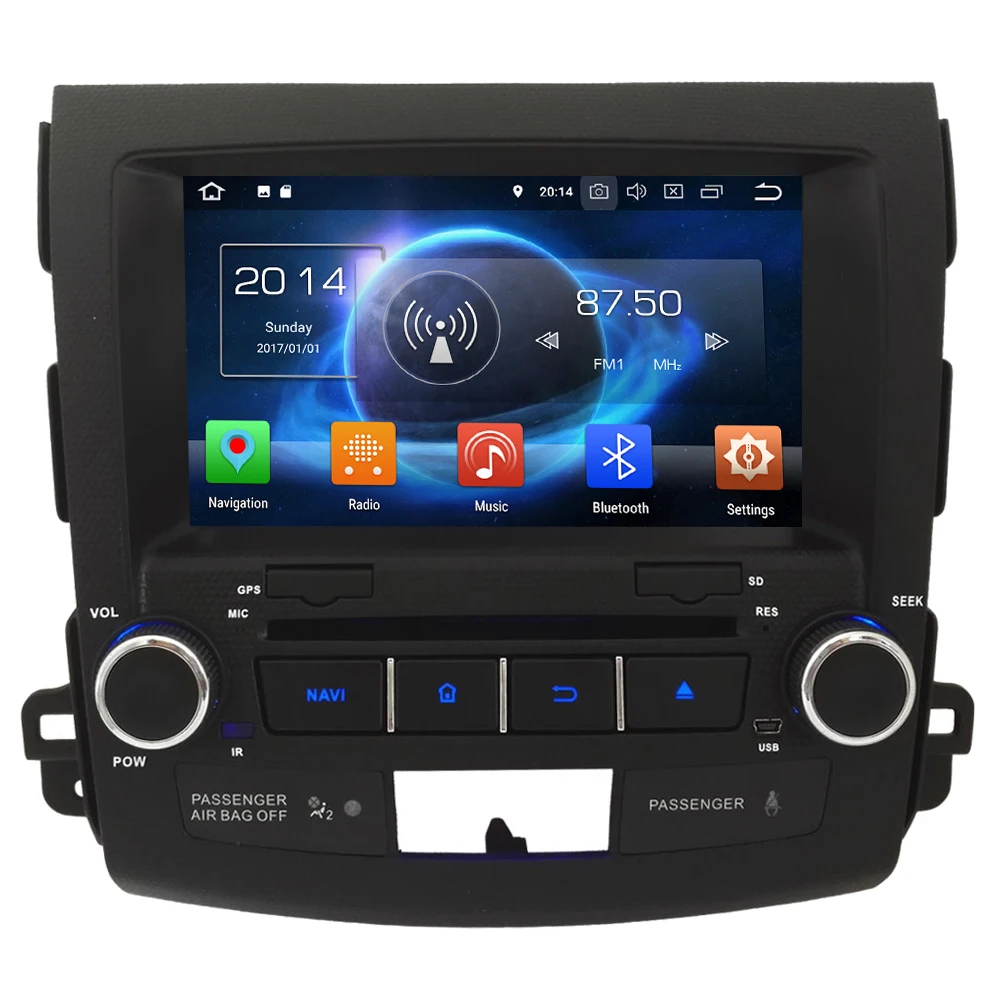 Perfect KLYDE 4G Android 8 Octa Core 4GB RAM Car DVD Multimedia Player For Peugeot 4007/Citroen C-Crosser 2007 2008 2009 2010 2011 2012 0