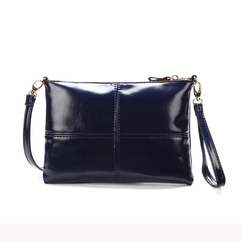 Можно отследить! дизайнерский клатч известного бренда, Женская сумочка, маленькая сумка на плечо, кошелек, мини, женские черные сумки через плечо - Цвет: deep blue