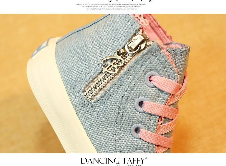 New 2016 Spring Fashion Girls Shoes Canvas Children Shoe Breathable Casual Print Girls Sneakers Toddler High Good Rubber Sneaker 434 (14)