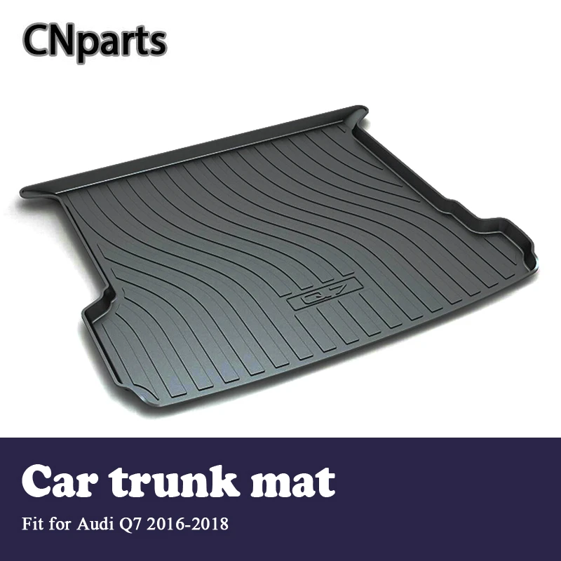 Cnparts Car Cargo Liner Rear Trunk Mat For Audi Q7 2016 2017 2018