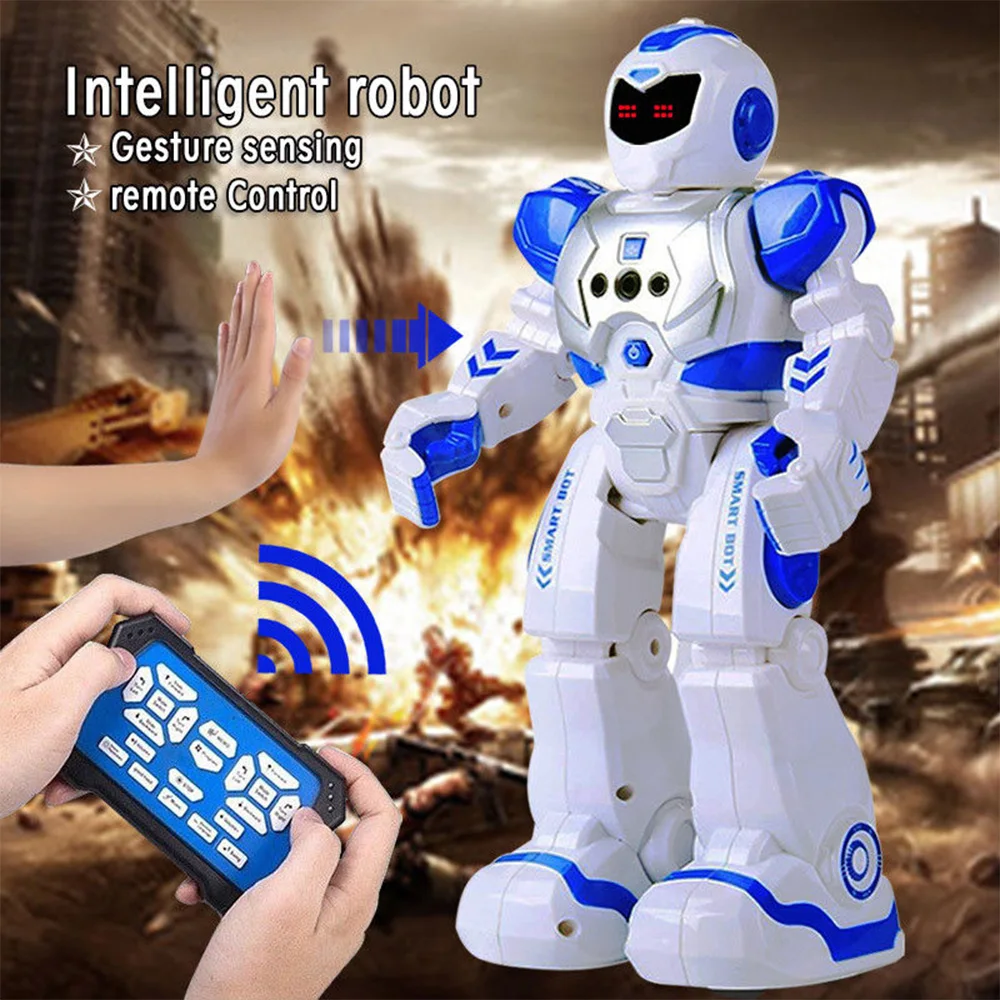 

Remote Control Robots Walking Control RC Robot Infrared Control Toys with LED Light,Singing and Dancing Xmas Gifts For Kids