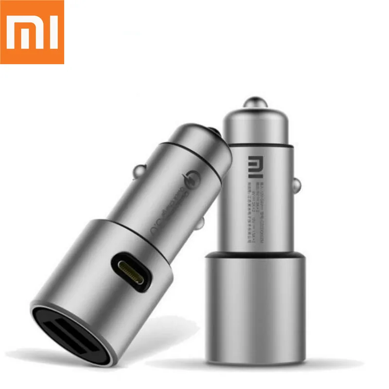 

Original Xiaomi mobile phone charge QC3.0 X2 Universal Qualcomm Quick Charge 3.0 2 Port MAX 36W USB Car Charger for car charger