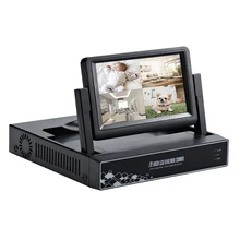 JSA CCTV 8 CH Digital Video Recorder Incl 7″ LCD Screen NVR Onvif Home Security System P2P H.264