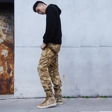 Новые весенние военные камуфляжные стильные моющие комбинезоны мужские брюки, тактические свободные брюки карго для мужчин