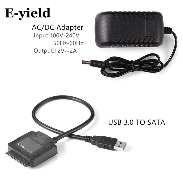 Adaptateur USB vers SATA pour disque dur 2.5 / 3.5