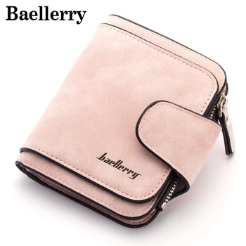 

Matte Women Short Wallets Female Fashion Zipper Small Wallet Women Coin Purse High Quality Card Holder WWS047
