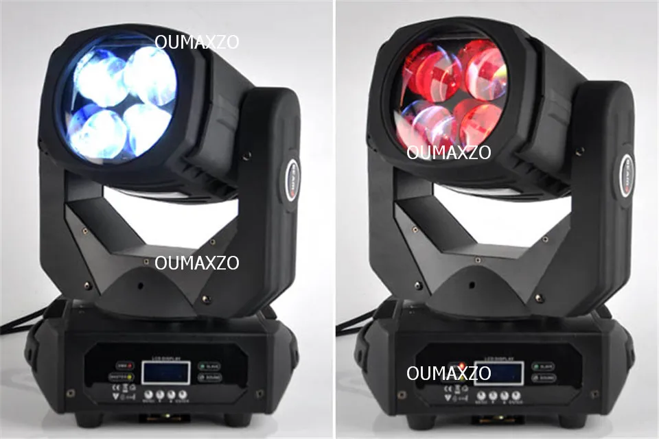US $560.00 2pcslotampflightcase Led Super beam light 4x25w rgbw mini moving head led beam for disco party Super beam 4 mini dj disco 4x25w