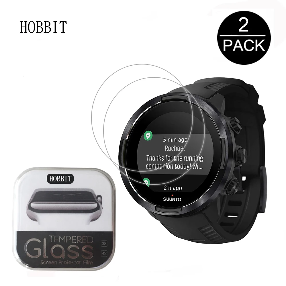 

For Suunto 9 Baro Smart Watch 0.3mm 2.5D 9H Clear Tempered Glass Screen Protector Anti-Scratch Smartwatch Film For SUUNTO 9 BARO