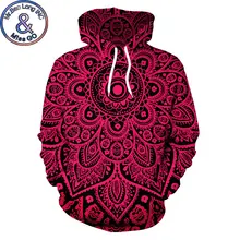 Psychedelic Mandala Floral Sudadera con capucha hombres mujeres moda 3D Hoodies hombres Harajuku Hip Hop sudaderas con capucha Sudadera
