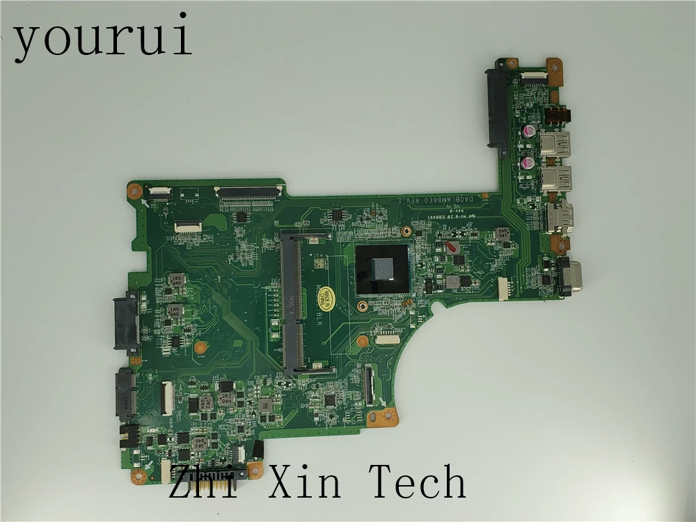 

yourui High quality For Toshiba Satellite L50-B L50T-B L55 L55-B Laptop Motherboard DA0BLKMB6E0 With N2840u CPU DDR3 Test work