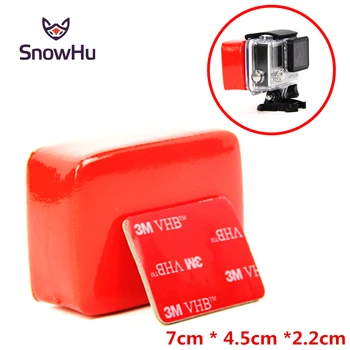 

SnowHu for Gopro Float Floaty Box With 3M Adhesive Anti Sink Sticker Float Block Buoy Sponge for Gopro Hero 9 8 7 6 5 Yi GP46