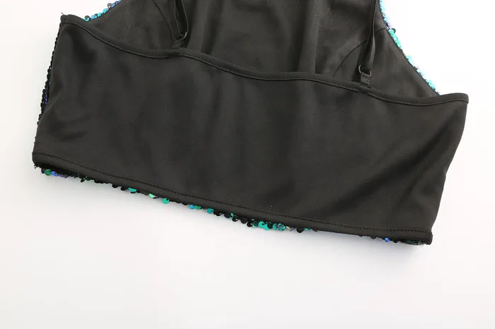 festival glitter tank top sequin crop top 13