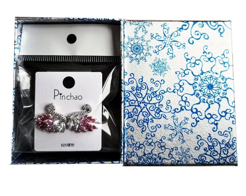 package for swan earrings