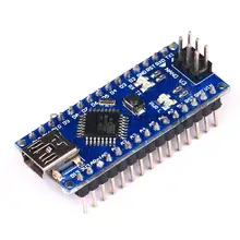 Freeshipping ! 10PCS Nano 3.0 controller compatible with arduino nano CH340 USB driver NO CABLE NANO V3.0