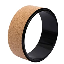 Колесо для йоги, опорное колесо для йоги, массажный ролик, изгиб спины, инструмент для пилатеса и йоги, круг, пробковое колесо для йоги