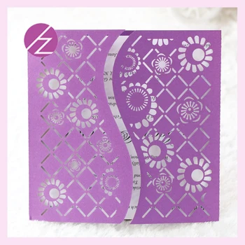

Wholesale laser cut engagement wedding invitations card greeting invitation card carving love tree asymmetric circles and flower